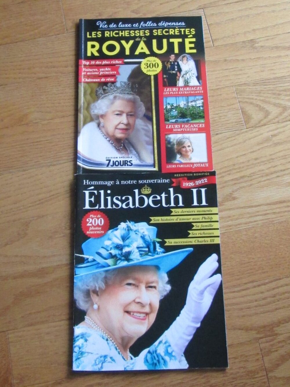 Les richesses secrètes de la royauté, Elisabeth II - 2 magazines
